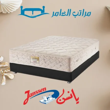 مرتبة يانسن بوكيت قطن 27 سم | سوست منفصلة وضمان 10 سنوات