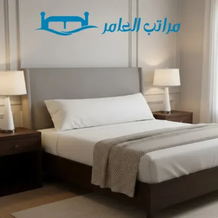 مخدة فايبر مريحة | وسادة فايبر قطن بحشو 14 أونز للنوم الصحي