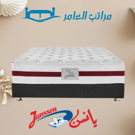 مرتبة يانسن ميدى بيدك 28 سم | ميموري فوم وسوست منفصلة