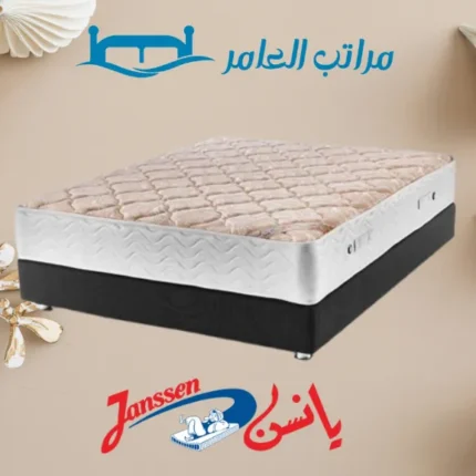 مرتبة يانسن كتراكت 27 سم | دعم قوي وسوست كربونية | ضمان 10 سنوات