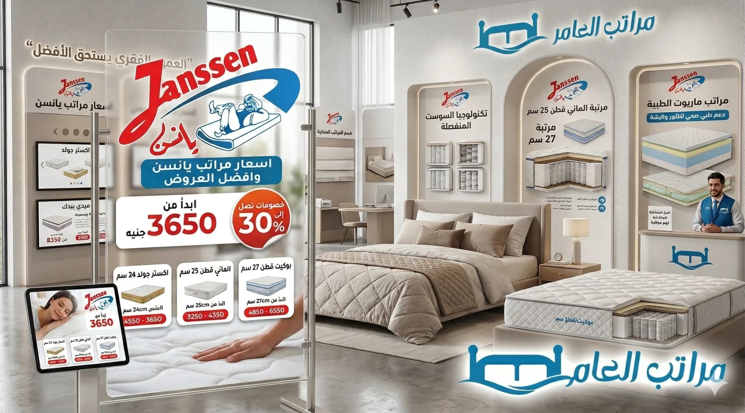 اسعار مراتب يانسن Janssen وافضل العروض