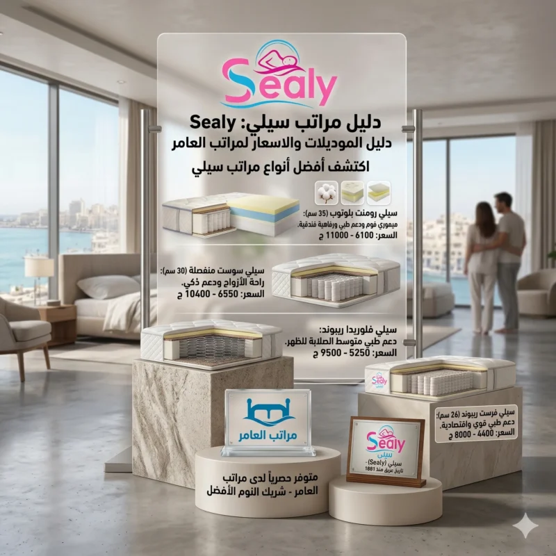 افضل انواع مراتب سيلي Sealy